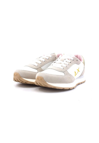 SUN68 Ally Gold Silver Sneaker Bambino Bianco Z33402T - Sandrini Calzature e Abbigliamento