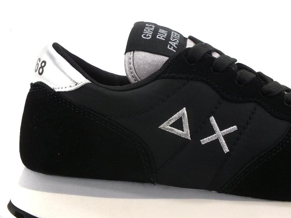 SUN68 Ally Satin Sneaker Running Retro Nero Z41202 - Sandrini Calzature e Abbigliamento