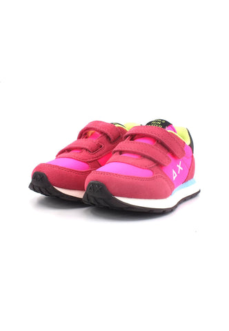 SUN68 Ally Solid Nylon Sneaker Bambino Fuxia Fluo Z33401B - Sandrini Calzature e Abbigliamento