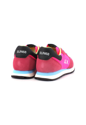 SUN68 Ally Solid Nylon Sneaker Bambino Fuxia Fluo Z33401T - Sandrini Calzature e Abbigliamento