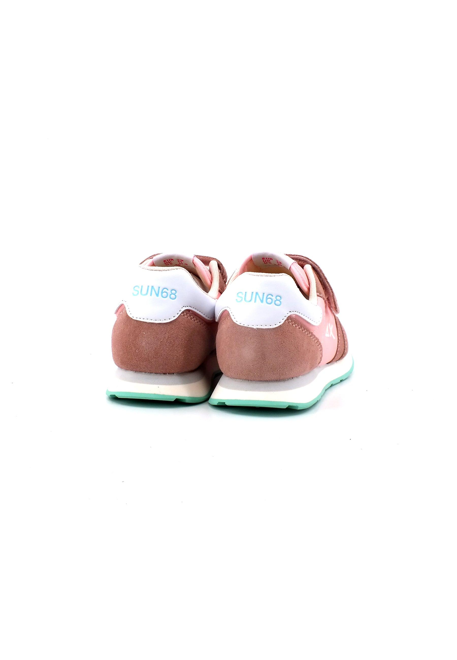SUN68 Ally Solid Nylon Sneaker Bambino Rosa Z33401B - Sandrini Calzature e Abbigliamento