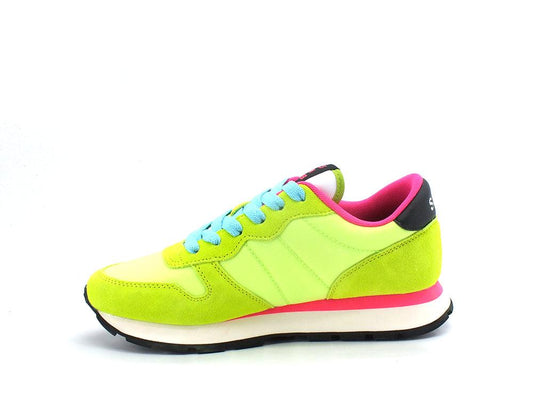 SUN68 Ally Solid Nylon Sneaker Giallo Fluo Z32201 - Sandrini Calzature e Abbigliamento