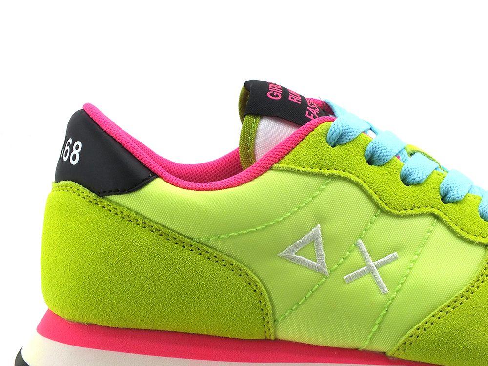 SUN68 Ally Solid Nylon Sneaker Giallo Fluo Z32201 - Sandrini Calzature e Abbigliamento