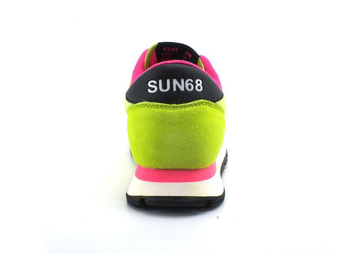 SUN68 Ally Solid Nylon Sneaker Giallo Fluo Z32201 - Sandrini Calzature e Abbigliamento