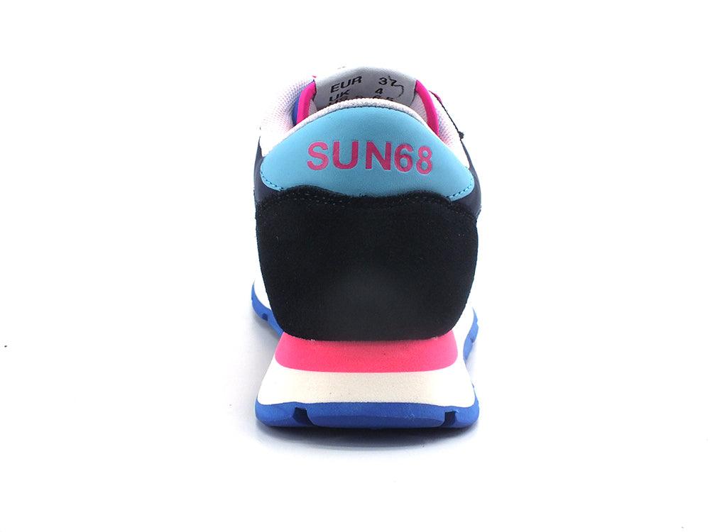 SUN68 Ally Solid Nylon Sneaker Navy Blue Z32201 - Sandrini Calzature e Abbigliamento