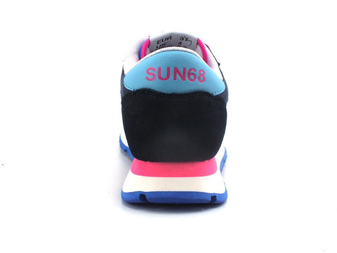 SUN68 Ally Solid Nylon Sneaker Navy Blue Z32201 - Sandrini Calzature e Abbigliamento