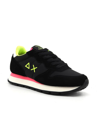 SUN68 Ally Solid Sneaker Donna Nero Giallo Z34201 - Sandrini Calzature e Abbigliamento