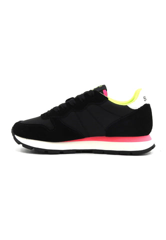 SUN68 Ally Solid Sneaker Donna Nero Giallo Z34201 - Sandrini Calzature e Abbigliamento