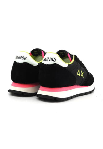 SUN68 Ally Solid Sneaker Donna Nero Giallo Z34201 - Sandrini Calzature e Abbigliamento