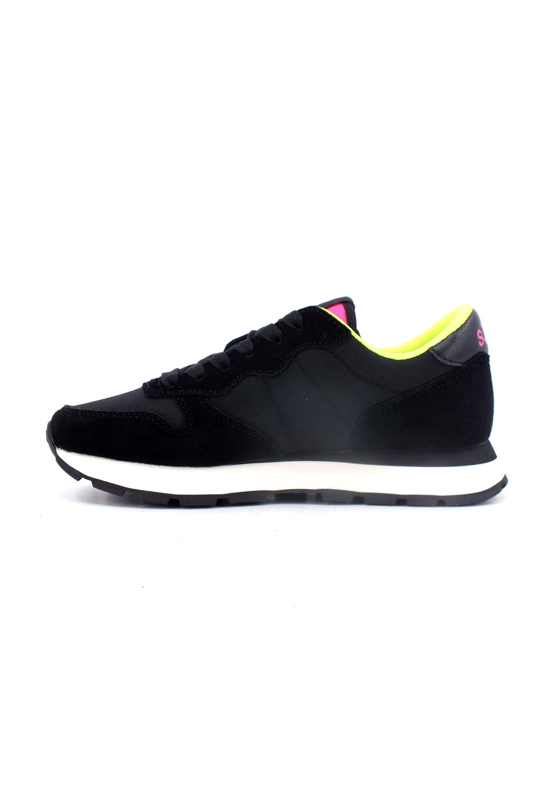 SUN68 Ally Solid Sneaker Donna Nero Giallo Z43201 - Sandrini Calzature e Abbigliamento
