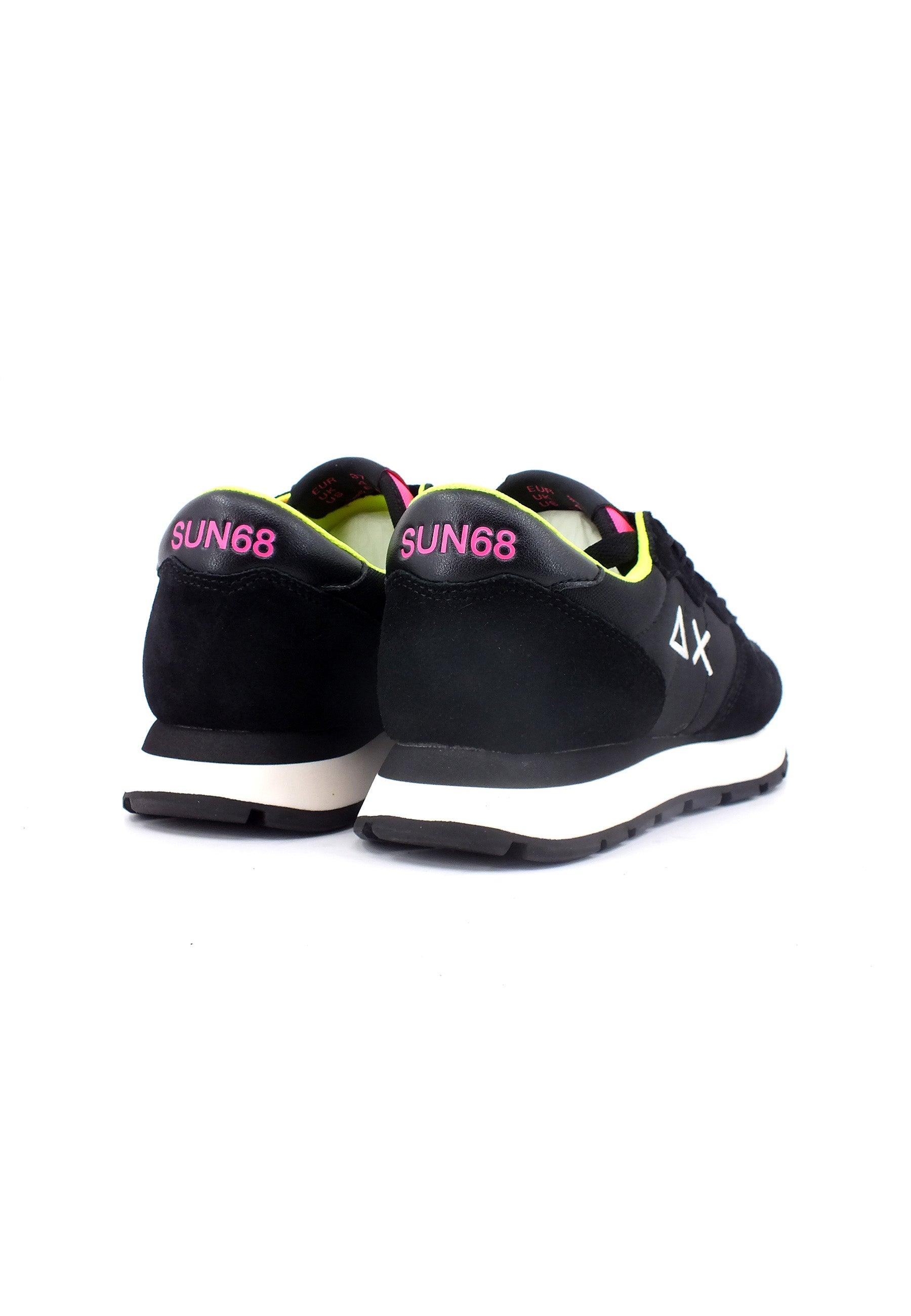 SUN68 Ally Solid Sneaker Donna Nero Giallo Z43201 - Sandrini Calzature e Abbigliamento