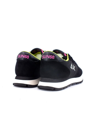 SUN68 Ally Solid Sneaker Donna Nero Giallo Z43201 - Sandrini Calzature e Abbigliamento