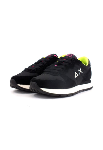 SUN68 Ally Solid Sneaker Donna Nero Giallo Z43201 - Sandrini Calzature e Abbigliamento