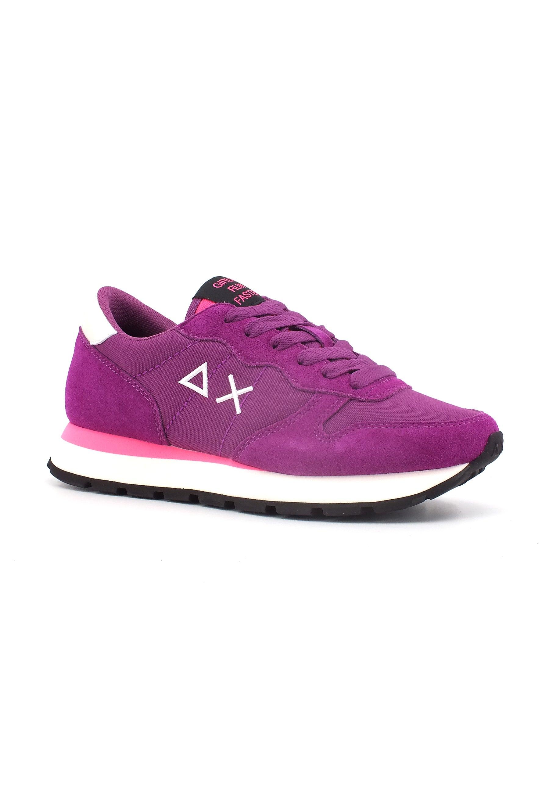 SUN68 Ally Solid Sneaker Donna Prugna Viola Z43201 - Sandrini Calzature e Abbigliamento