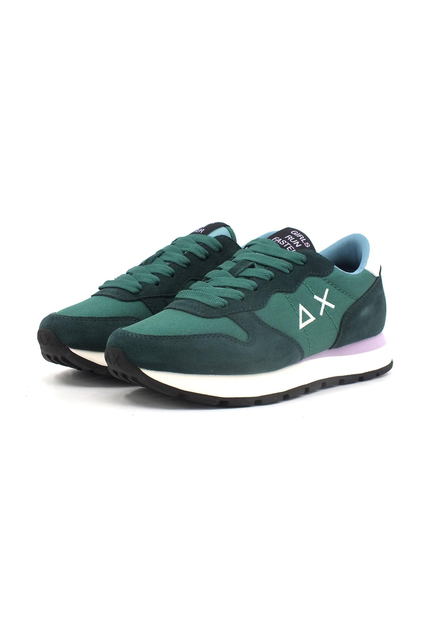 SUN68 Ally Solid Sneaker Donna Verde Scuro Z43201 - Sandrini Calzature e Abbigliamento