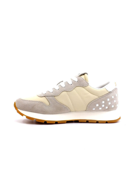 SUN68 Ally Studs Sneaker Bianco Panna Z33206 - Sandrini Calzature e Abbigliamento