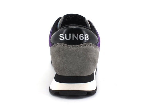 SUN68 Ally Thing Glitter Sneaker Lamè Grigio Z41203 - Sandrini Calzature e Abbigliamento