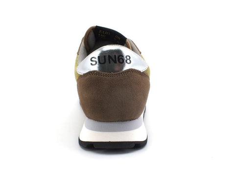 SUN68 Ally Thing Glitter Sneaker Lamè Oro Z41203 - Sandrini Calzature e Abbigliamento
