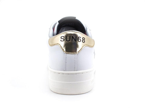 SUN68 Betty Sneaker Running Glitter Bianco Argento Z41237 - Sandrini Calzature e Abbigliamento