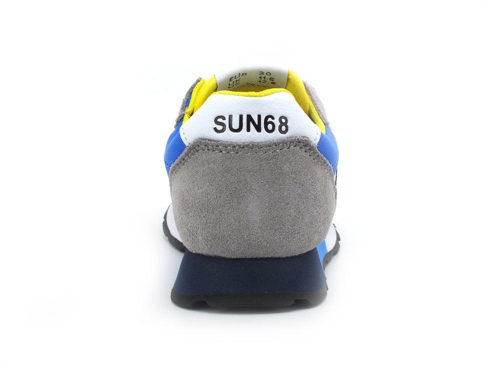 SUN68 Boy's Jaki Bicolor Sneaker Running Bambino Grigio Z31311 - Sandrini Calzature e Abbigliamento