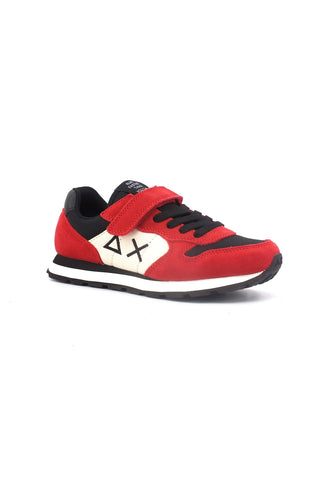 SUN68 Boy's Tom Color Sneaker Bimbo Rosso Z43307K - Sandrini Calzature e Abbigliamento