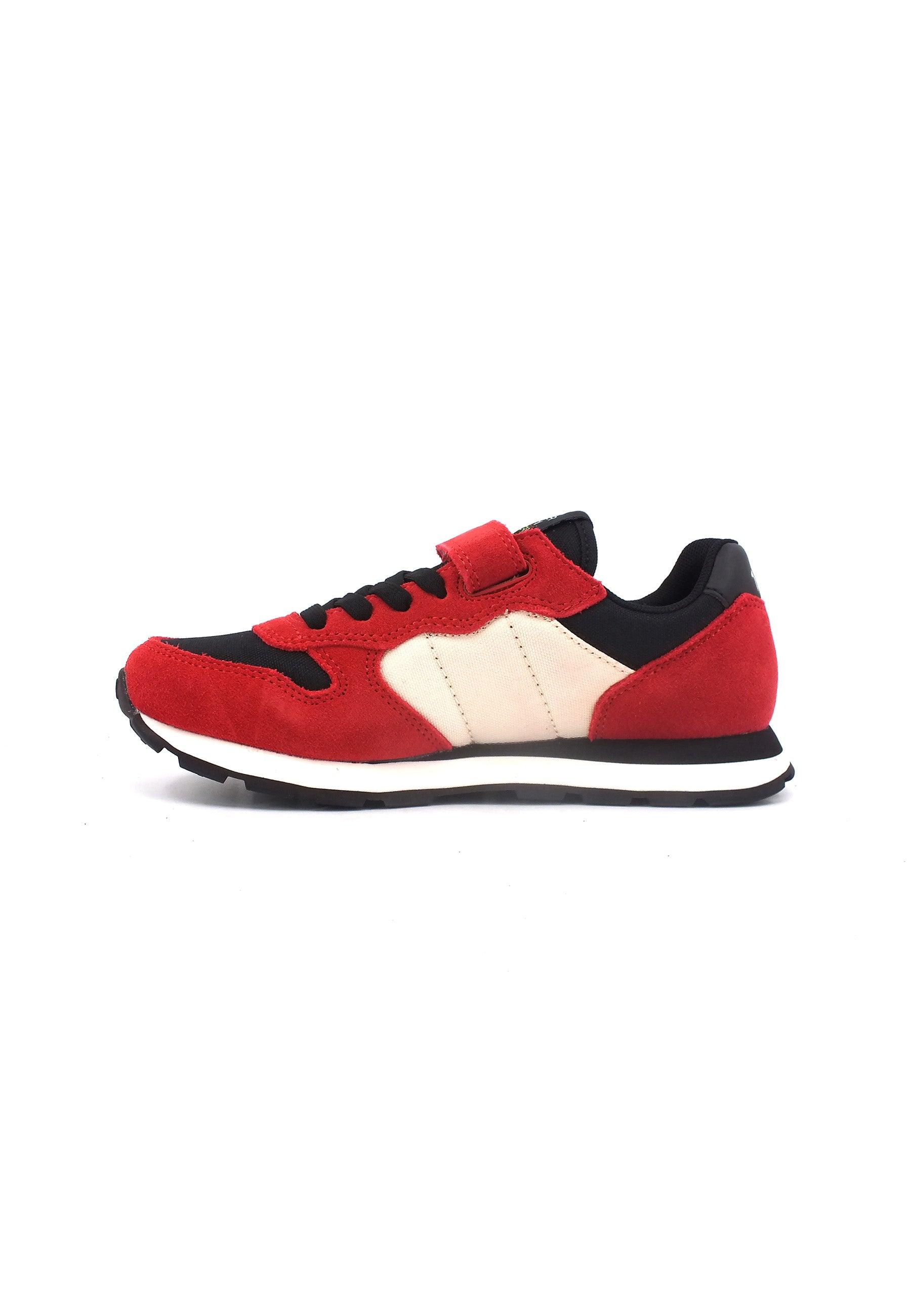 SUN68 Boy's Tom Color Sneaker Bimbo Rosso Z43307K - Sandrini Calzature e Abbigliamento