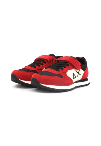 SUN68 Boy's Tom Color Sneaker Bimbo Rosso Z43307K - Sandrini Calzature e Abbigliamento