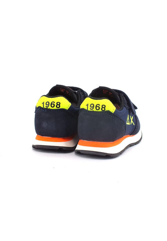 SUN68 Boy's Tom Fluo Sneaker Bimbo Navy Blue Z42302B - Sandrini Calzature e Abbigliamento
