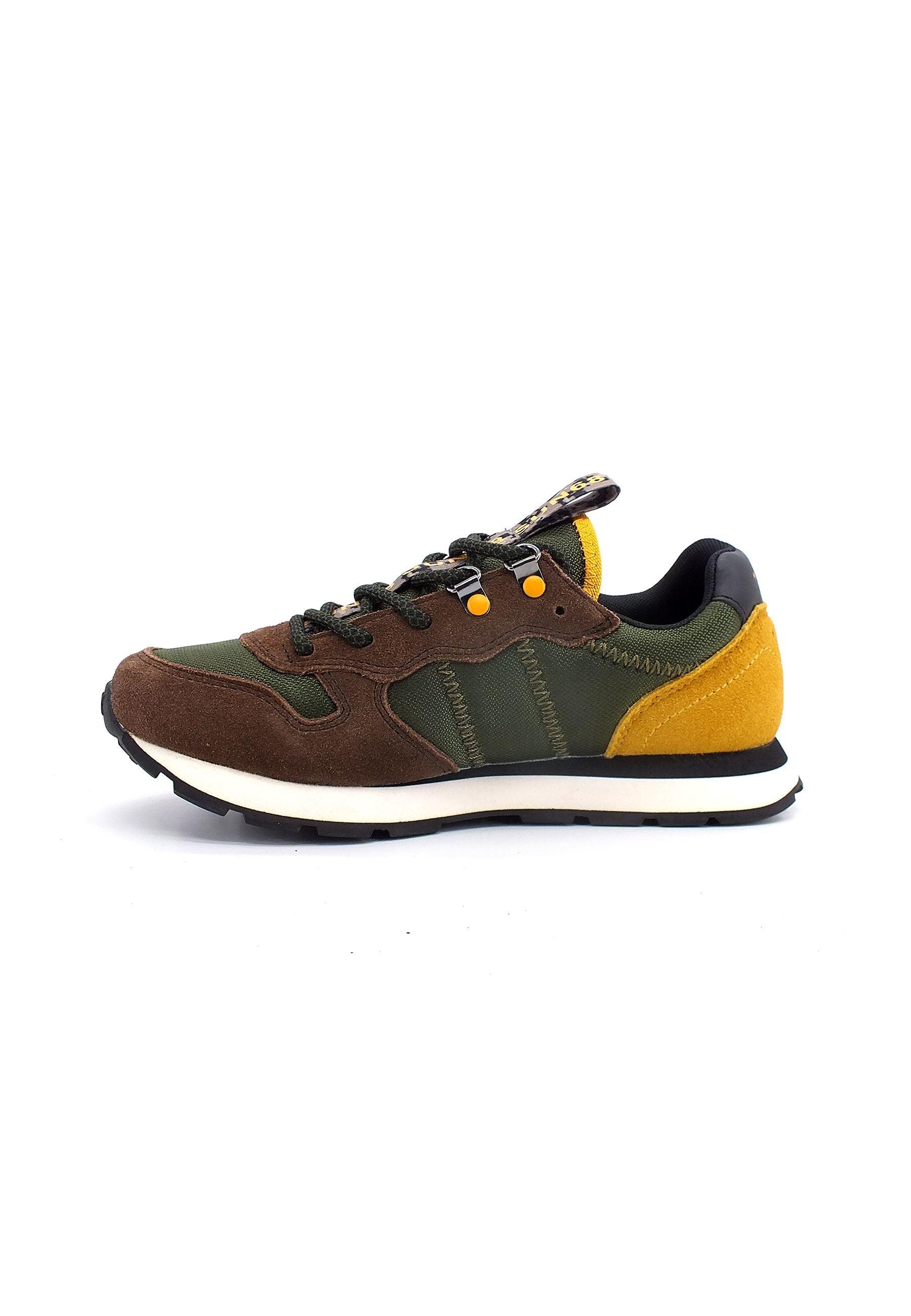 SUN68 Boy's Tom Goes Camping Sneaker Bimbo Militare Scuro Z42310T - Sandrini Calzature e Abbigliamento