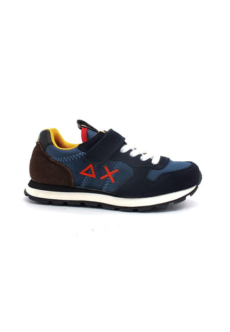 SUN68 Boy's Tom Goes Camping Sneaker Bimbo Navy Blue Z42310K - Sandrini Calzature e Abbigliamento