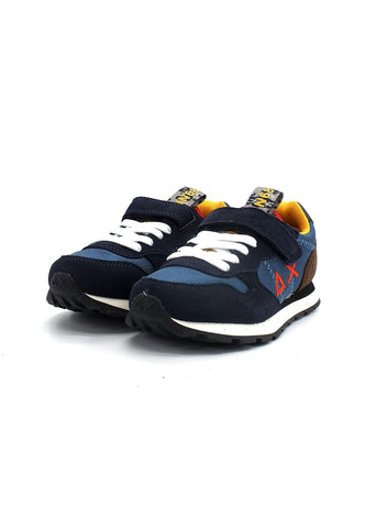 SUN68 Boy's Tom Goes Camping Sneaker Bimbo Navy Blue Z42310K - Sandrini Calzature e Abbigliamento