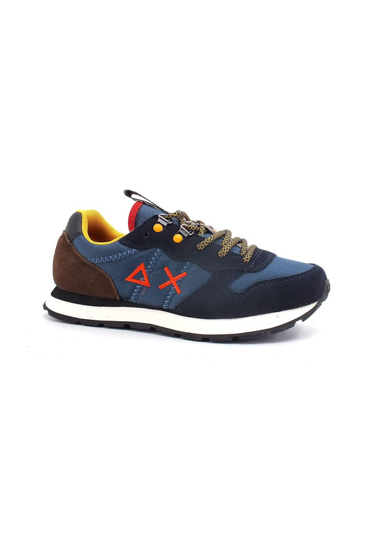 SUN68 Boy's Tom Goes Camping Sneaker Bimbo Navy Blue Z42310T - Sandrini Calzature e Abbigliamento