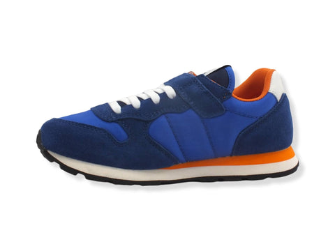 SUN68 Boy's Tom Solid Sneaker Blu Royal Z32301 - Sandrini Calzature e Abbigliamento