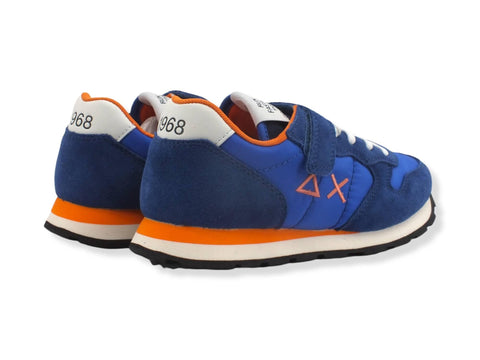SUN68 Boy's Tom Solid Sneaker Blu Royal Z32301 - Sandrini Calzature e Abbigliamento