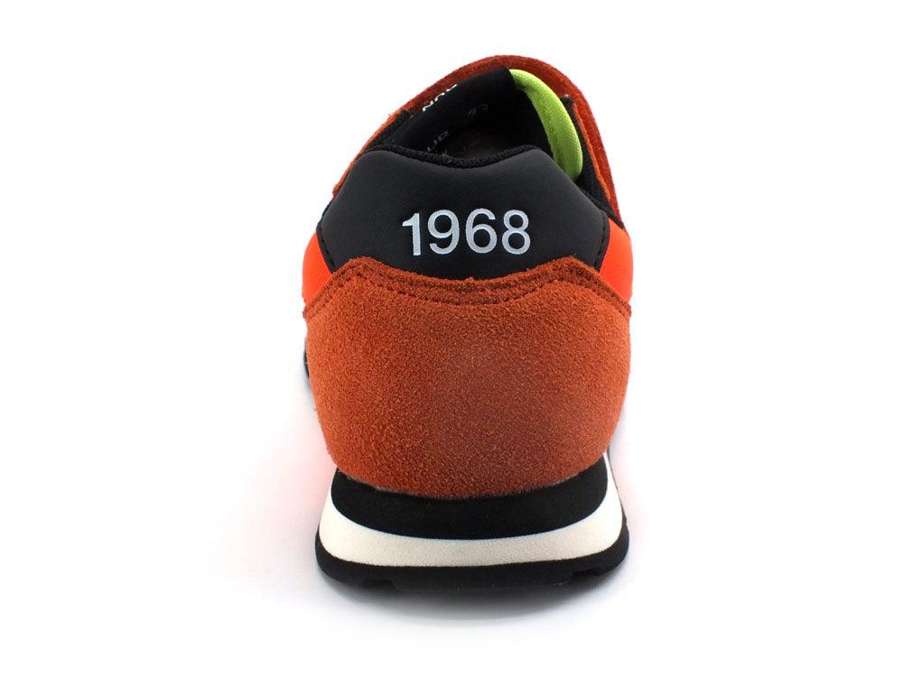 SUN68 Boy's Tom Solid Sneaker Running Arancio Fluo Z32301 - Sandrini Calzature e Abbigliamento