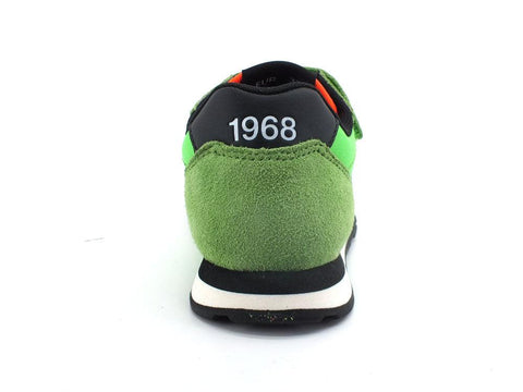 SUN68 Boy's Tom Solid Sneaker Running Verde Fluo Z32301 - Sandrini Calzature e Abbigliamento