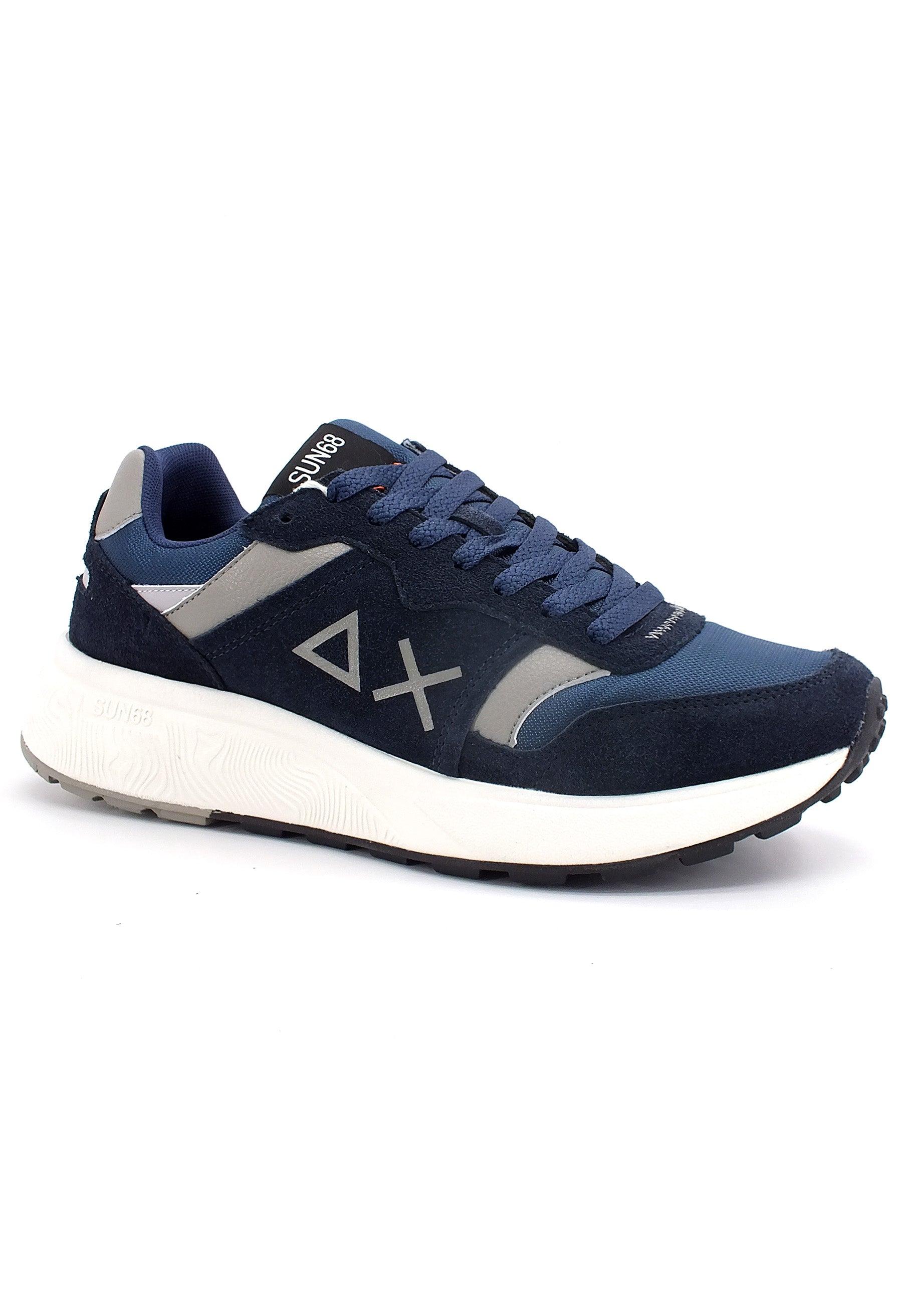 SUN68 Daddy Sneaker Uomo Navy Blue Z42127 - Sandrini Calzature e Abbigliamento