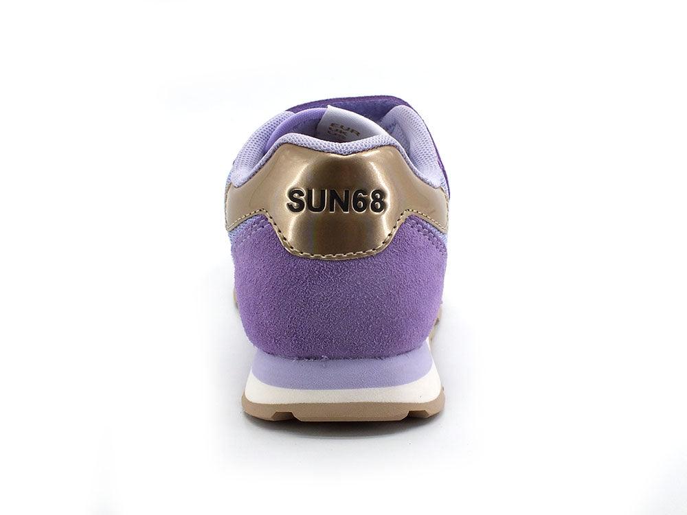 SUN68 Girl's Ally Glitter Mesh Sneaker Bambino Lilla Viola Z32403 - Sandrini Calzature e Abbigliamento