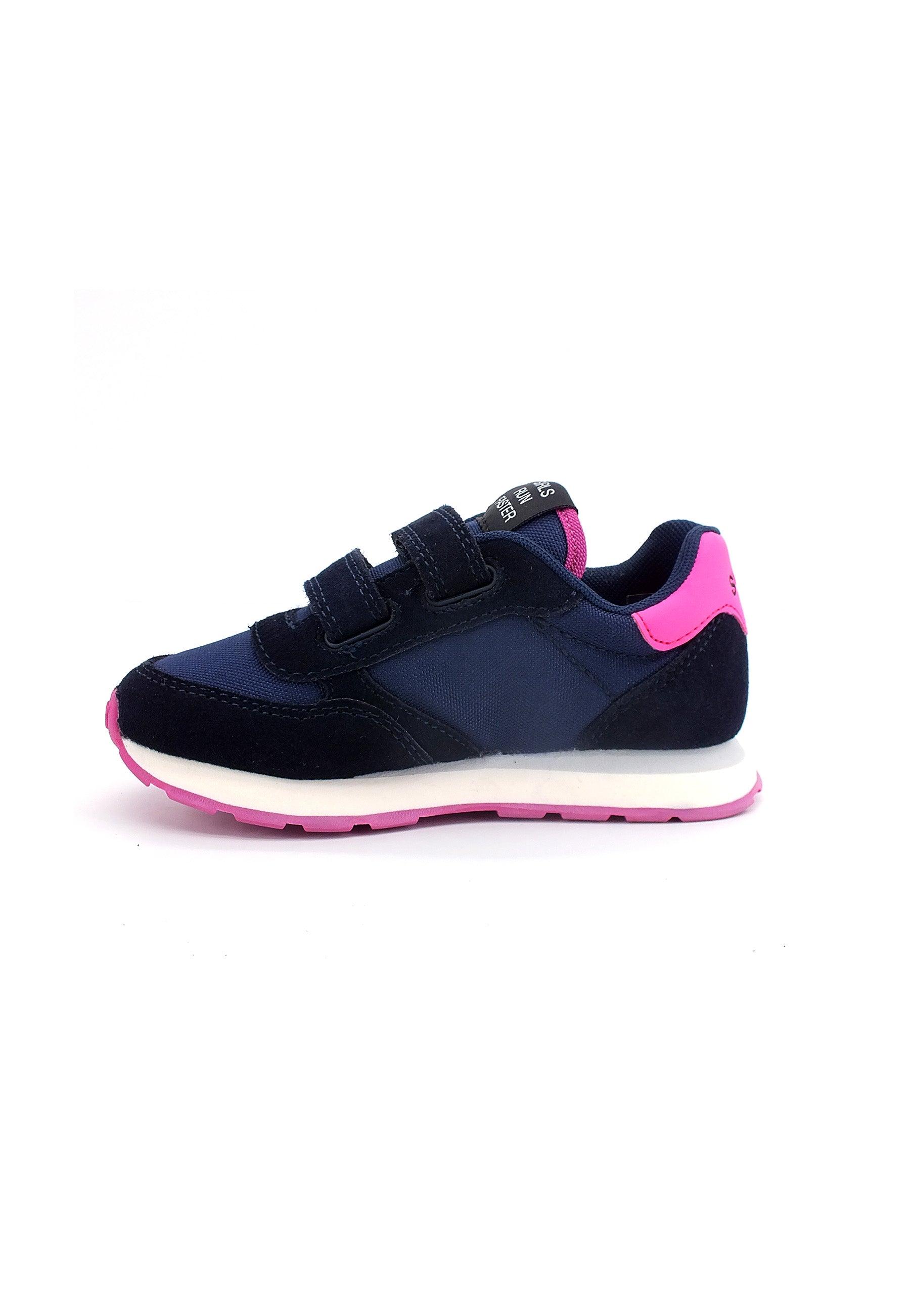 SUN68 Girl's Ally Solid Sneaker Bimbo Navy Blu Z42401B - Sandrini Calzature e Abbigliamento