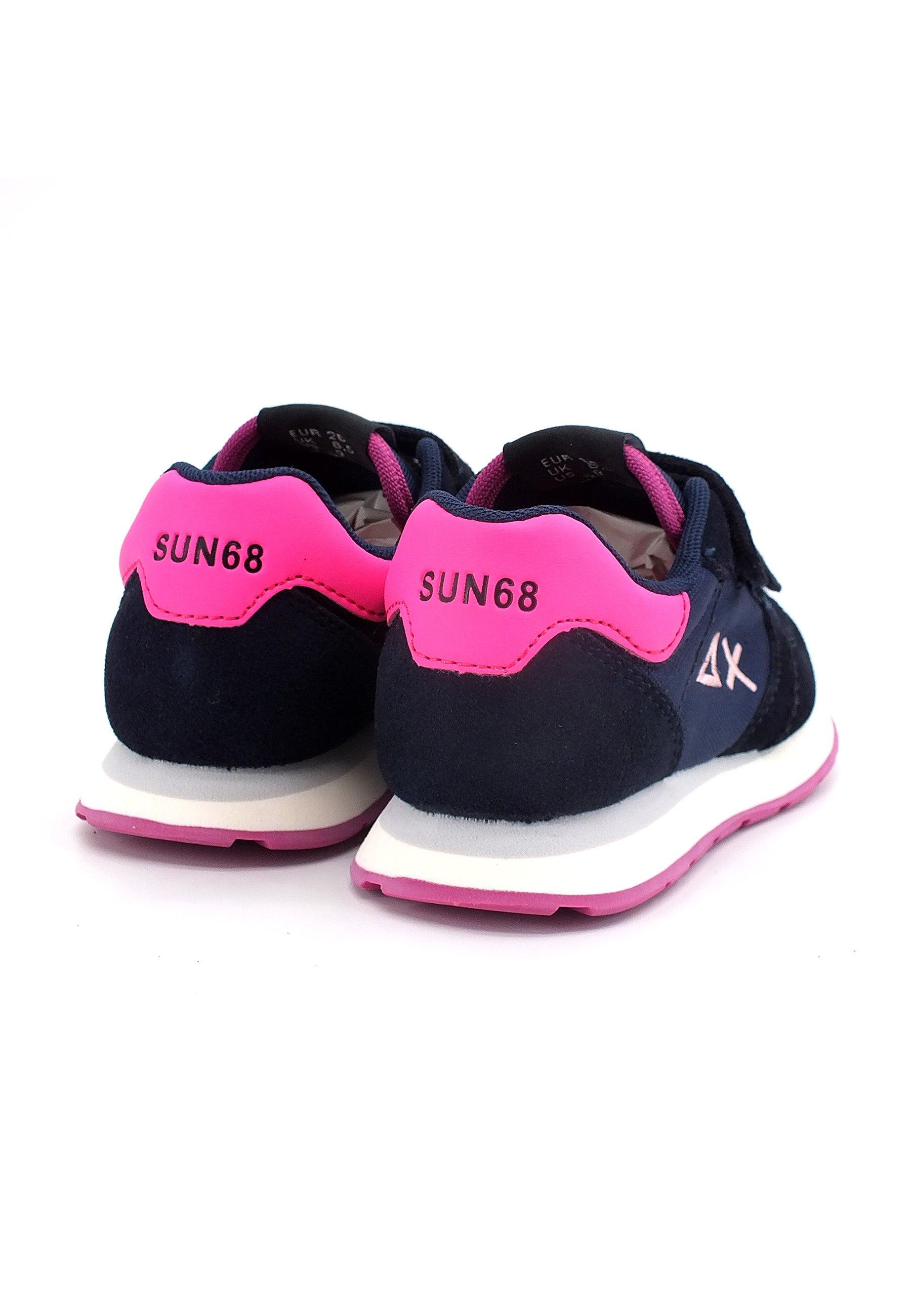 SUN68 Girl's Ally Solid Sneaker Bimbo Navy Blu Z42401B - Sandrini Calzature e Abbigliamento
