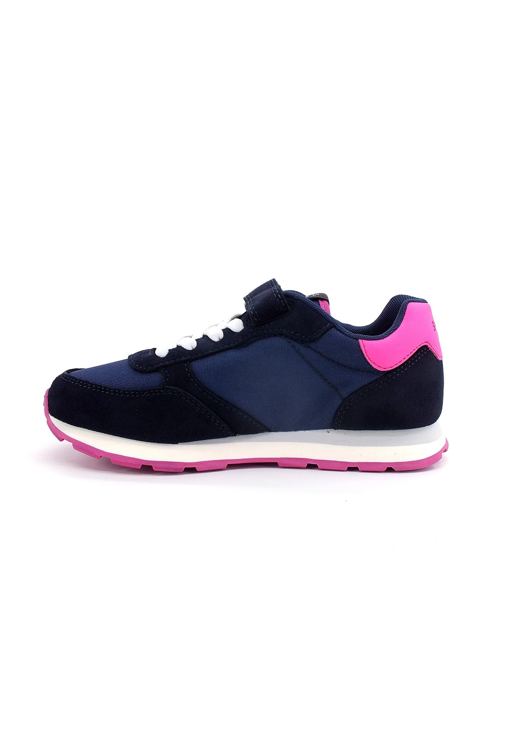 SUN68 Girl's Ally Solid Sneaker Bimbo Navy Blu Z42401K - Sandrini Calzature e Abbigliamento