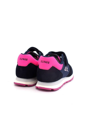 SUN68 Girl's Ally Solid Sneaker Bimbo Navy Blu Z42401K - Sandrini Calzature e Abbigliamento