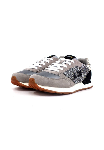 SUN68 Girl's Kelly Big Glitter Sneaker Bimbo Argento Z43417T - Sandrini Calzature e Abbigliamento