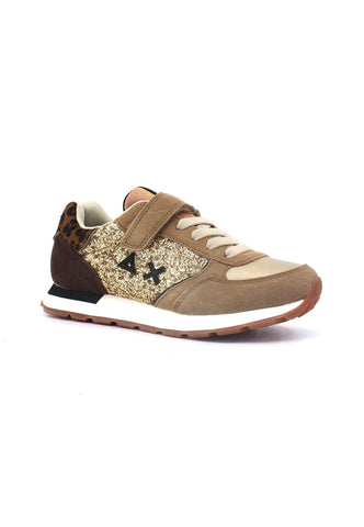 SUN68 Girl's Kelly Big Glitter Sneaker Bimbo Oro Z43417K - Sandrini Calzature e Abbigliamento