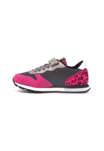 SUN68 Girl's Stargirl Animal Sneaker Bimbo Grigio Prugna Z43411K - Sandrini Calzature e Abbigliamento