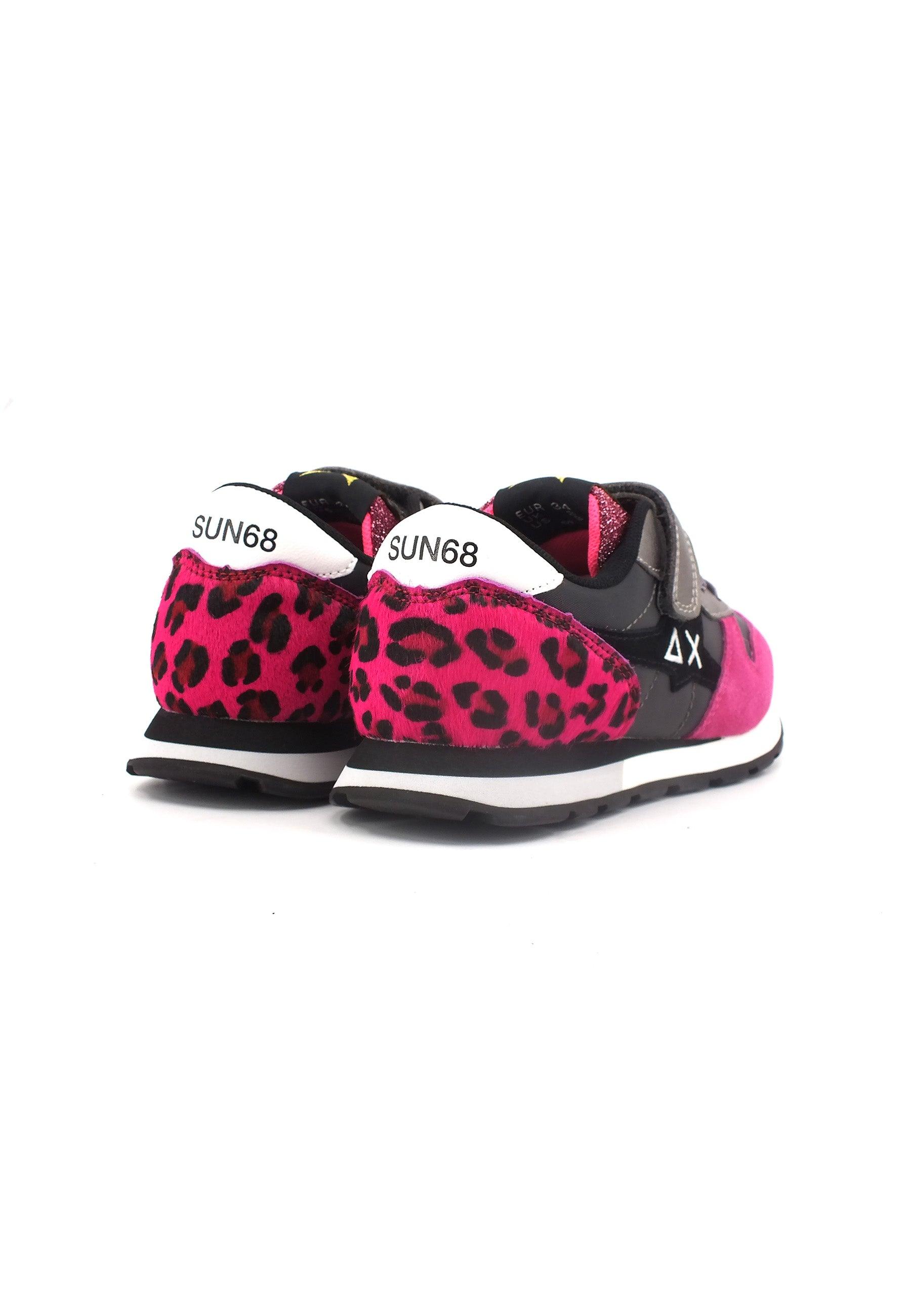 SUN68 Girl's Stargirl Animal Sneaker Bimbo Grigio Prugna Z43411K - Sandrini Calzature e Abbigliamento