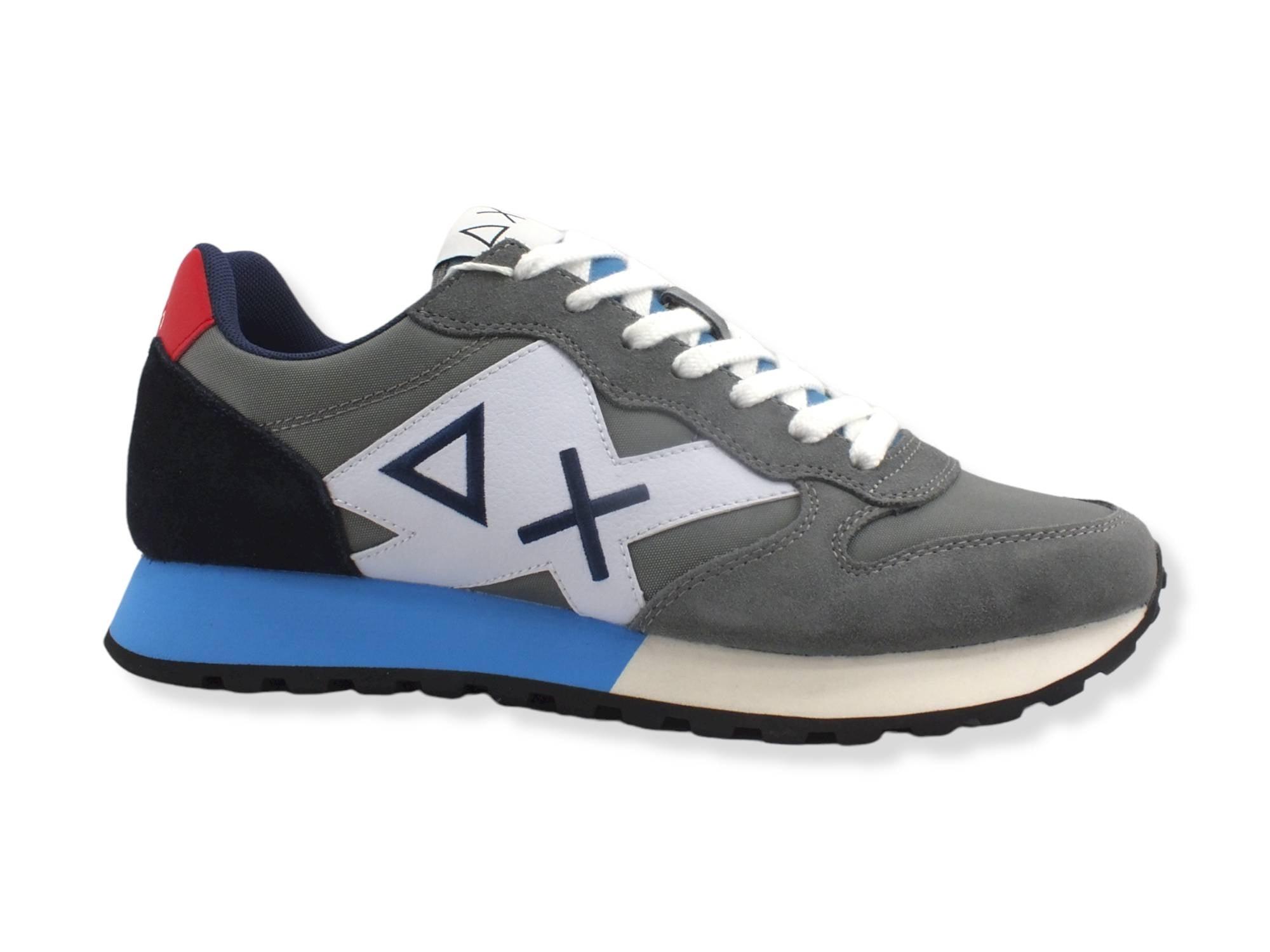 SUN68 Jack Basic Sneaker Grigio Medio Z32110 - Sandrini Calzature e Abbigliamento