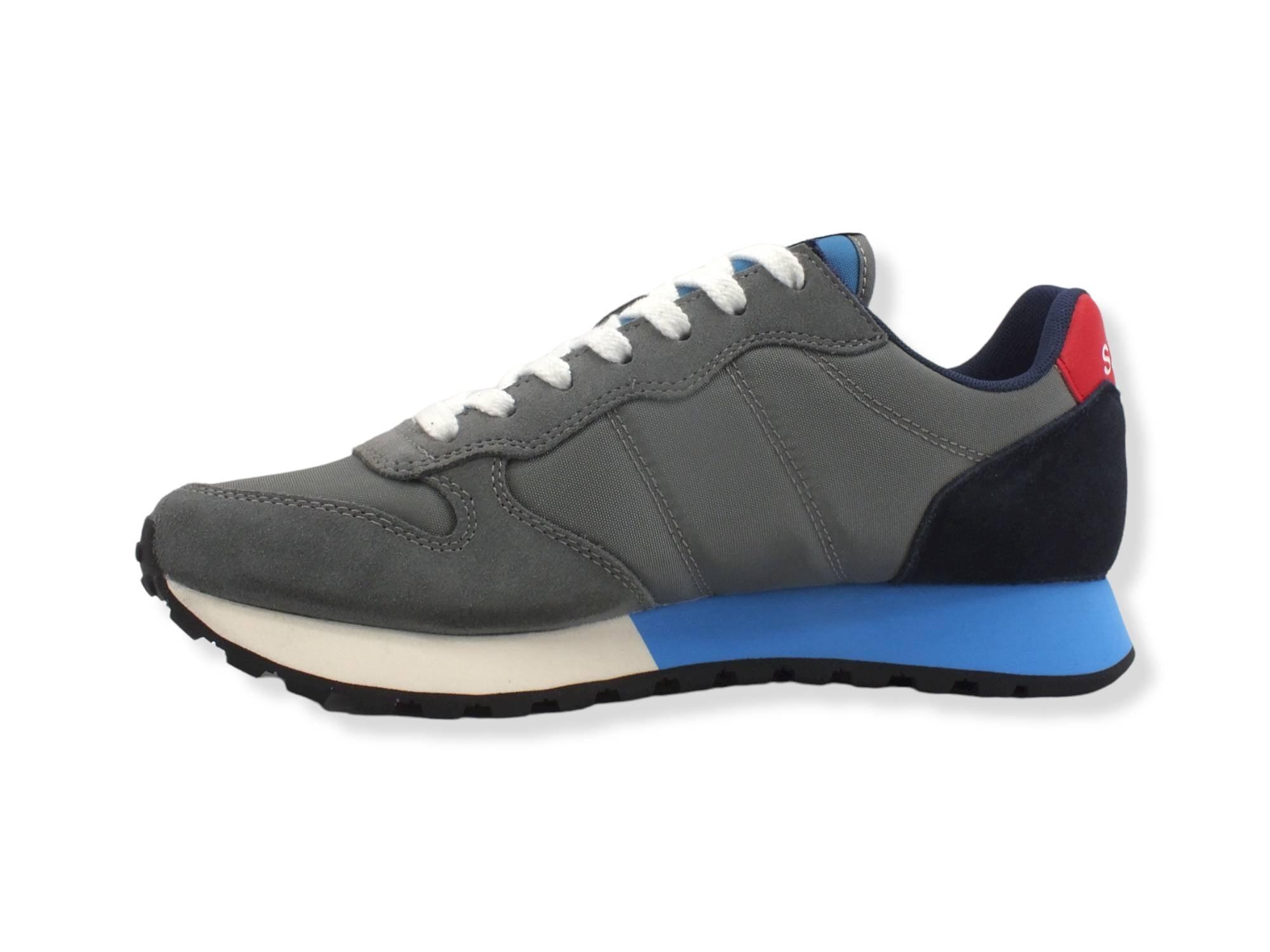 SUN68 Jack Basic Sneaker Grigio Medio Z32110 - Sandrini Calzature e Abbigliamento