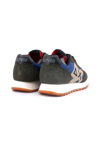 SUN68 Jaki Bicolor Sneaker Uomo Navy Blue Militare Scuro Z43114 - Sandrini Calzature e Abbigliamento