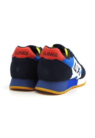 SUN68 Jaki Bicolor Sneaker Uomo Navy Blue Royal Z34112 - Sandrini Calzature e Abbigliamento